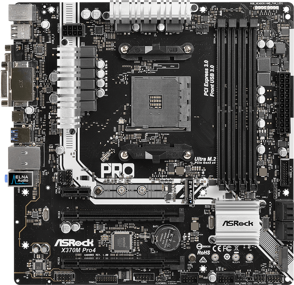 Asrock X370M Pro4 - Motherboard Specifications On MotherboardDB